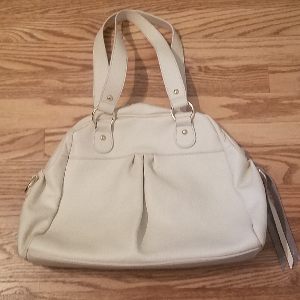 Pebbled Leather Hobo Satchel